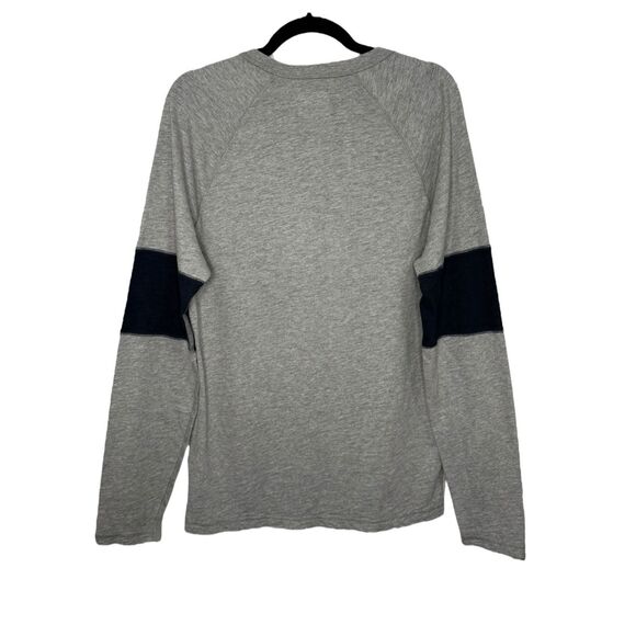 Vintage Abercrombie & Fitch 92 Men’s Medium Long Sleeve Shirt Gray Crewneck 90s - Picture 5 of 7